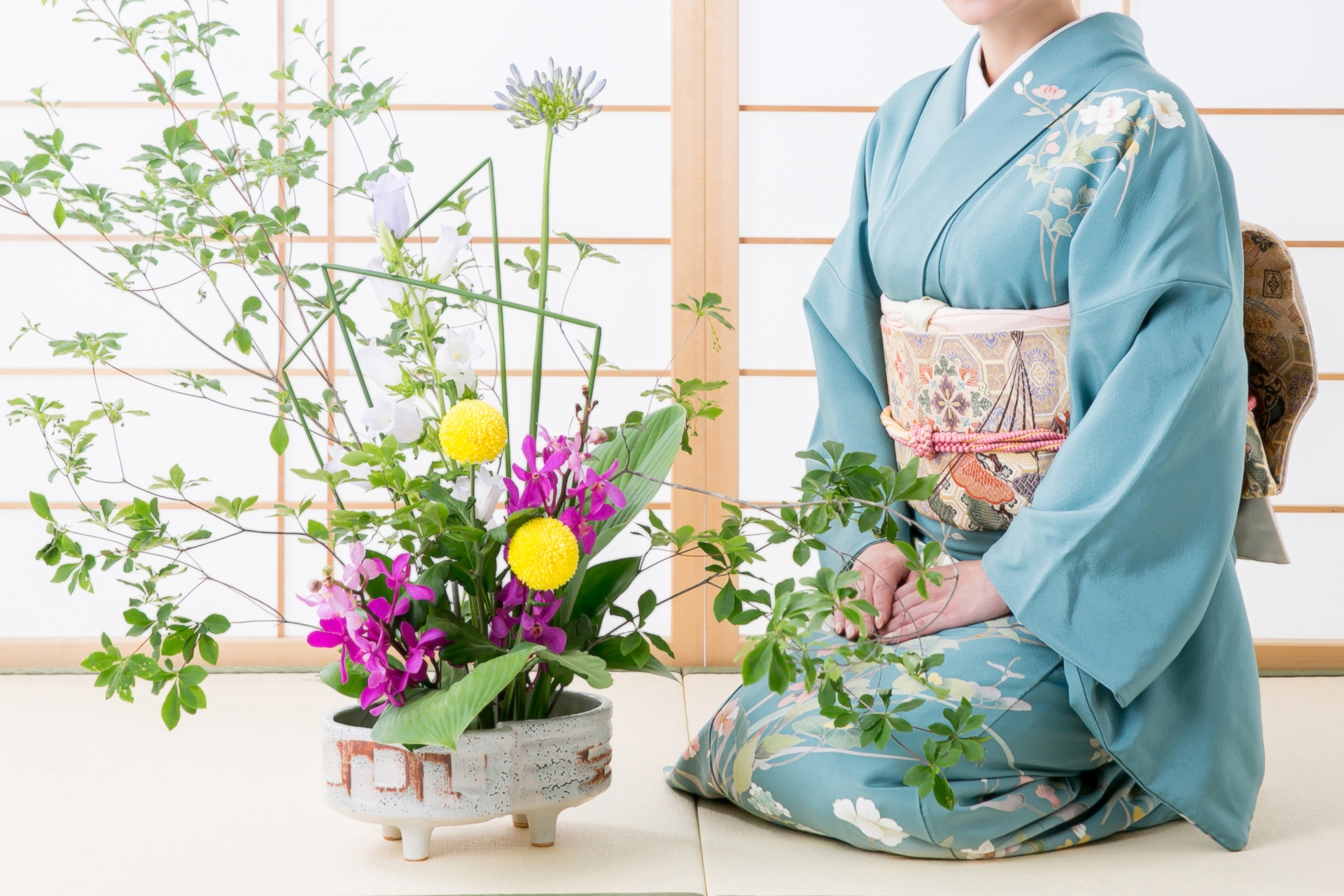 生け花での基本の道具は3種類