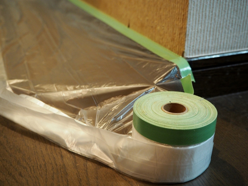 実は、塗る前の養生が一番重要な画像